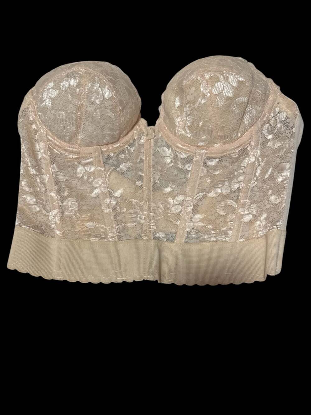 Adonna  Vintage Coquette Lace Bra Bridal  Lingerie Cottagecore 70’s/80’s Retro